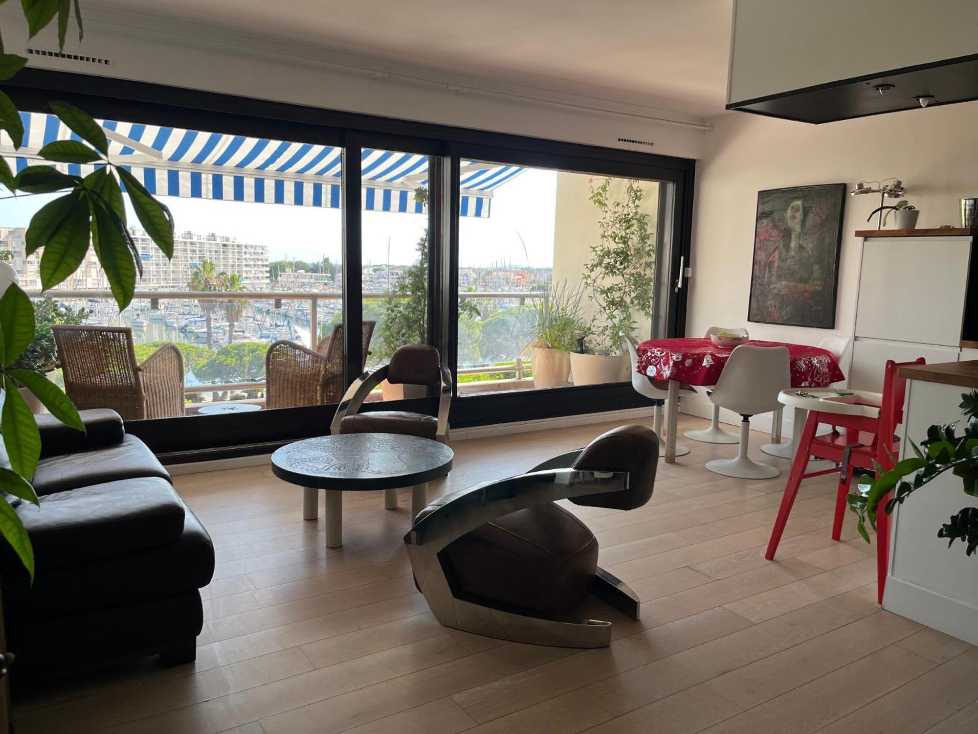 T3 Vue Port 200M De La Plage 2 Chambres Avec Garage Carnon-Plage Exterior photo